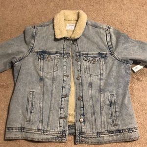 Old Navy Fleece lined jean jacket
